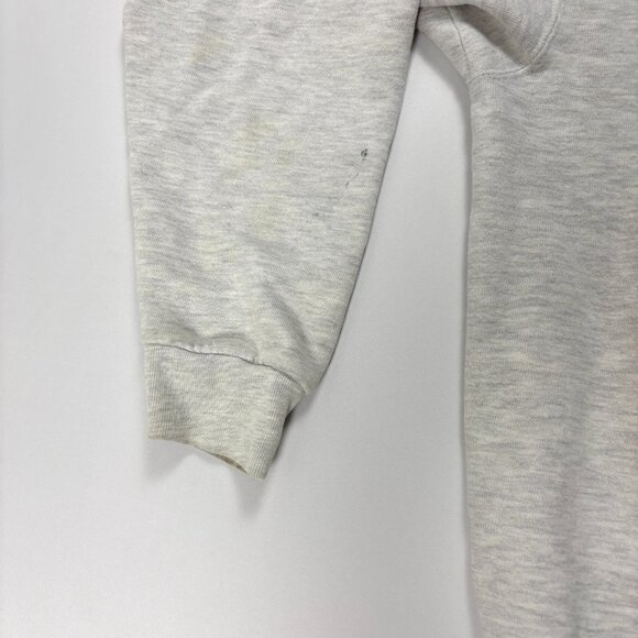 Vintage Berlin Crewneck Sweatshirt Gray Sz XL Hanes Fish Art Thrashed Distressed - Picture 3 of 10